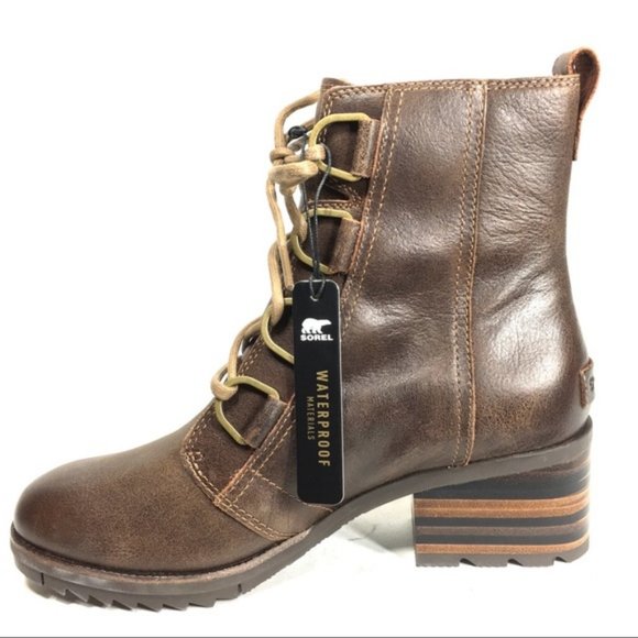 NWT Sorel Cate Waterproof Lace-Up Boot - Picture 6 of 8